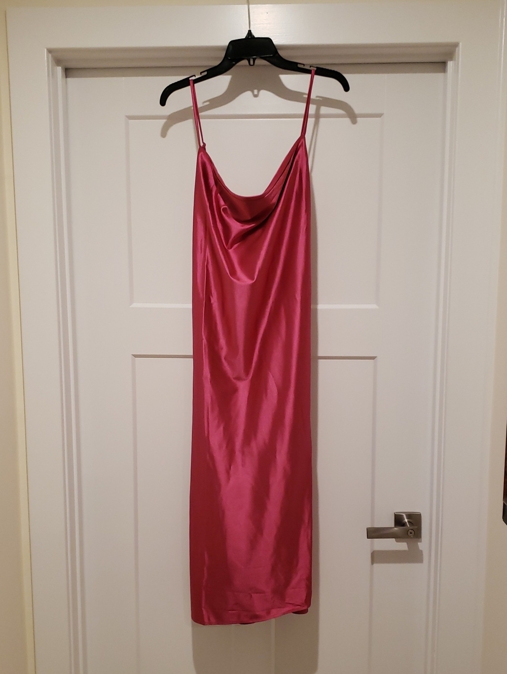 Venus NEW Deep Pink Cowl Neck Slip Dress